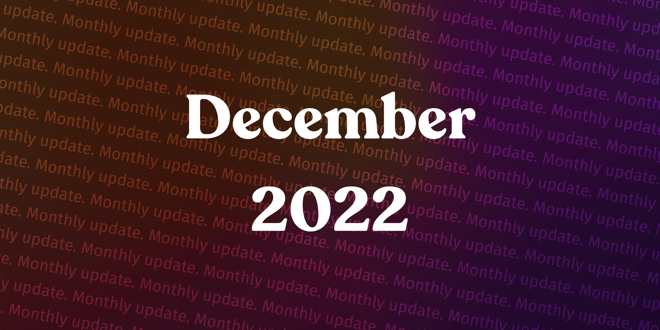 What’s new in Pausly, December 2022